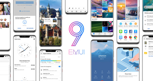 رابط کاربری EMUI 9.0