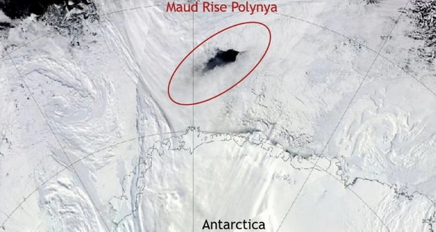 راز پیدایش حفره اسرارآمیز در قطب جنوب پس از چهار دهه برملا شد!