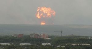 انفجار موشک در روسیه