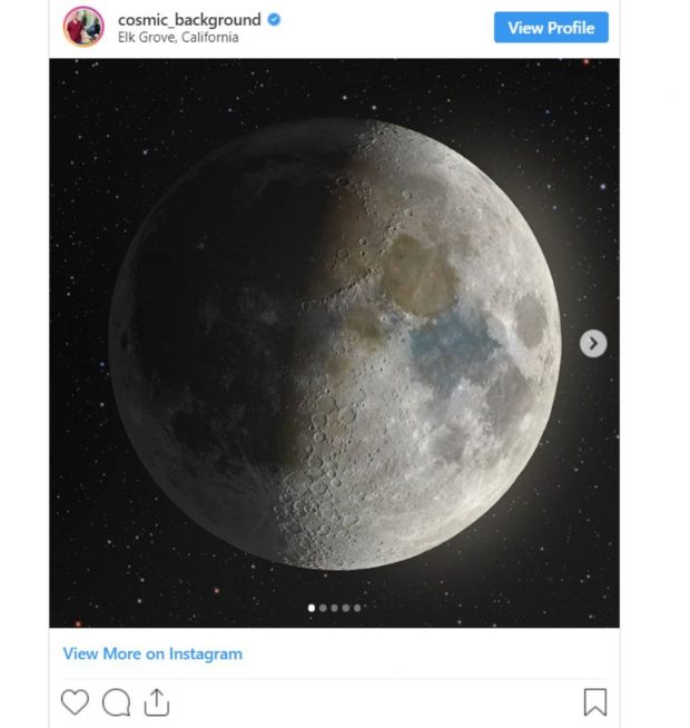 این تصویر از سطح ماه با ترکیب 100.000 عکس ساخته شده!