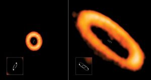دیسک های گازی ستاره های دوتایی می‌توانند زاویه‌های عجیبی داشته باشند!