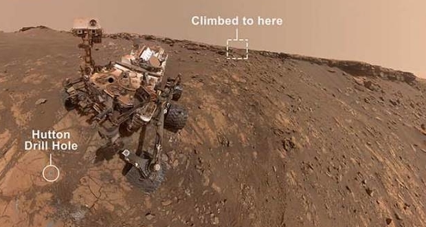 جدیدترین سلفی کاوشگر کنجکاوی و ثبت رکوردی جدید در مریخ!