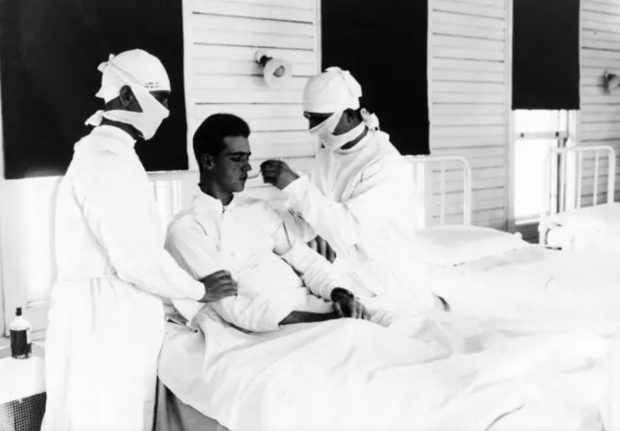 تصاویری دیدنی از وضعیت آمریکا در پاندمی آنفولانزای اسپانیایی