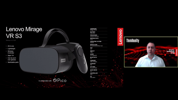لنوو از هدست واقعیت مجازی Mirage VR S3 رونمایی کرد | گجت نیوز