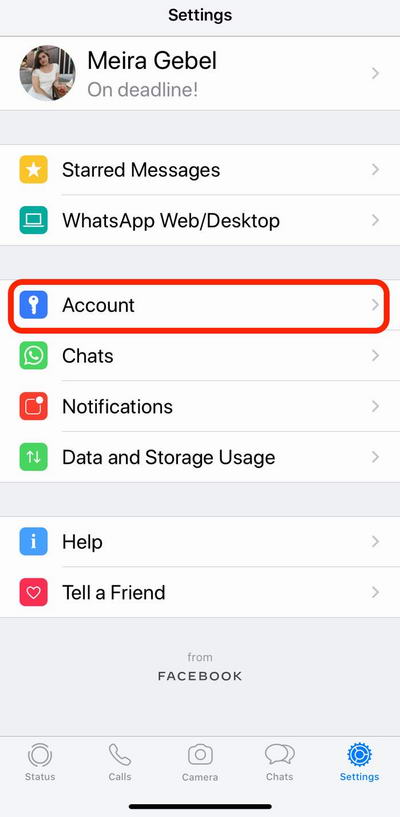 مخفی کردن وضعیت آنلاین در واتساپ
