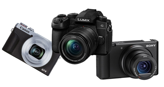 مقایسه دوربین پاناسونیک Lumix G100 با سونی ZV-1 و کانن G7 X III‌