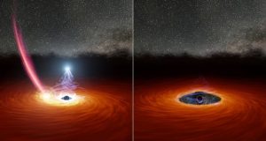 دانشمندان برای اولین بار چشمک زدن یک سیاه چاله را ثبت کردند