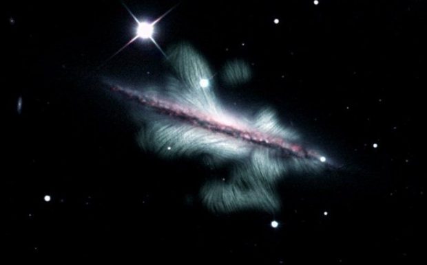 دانشمندان تصویر میدان مغناطیسی عظیم یک کهکشان مارپیچی را ثبت کردند