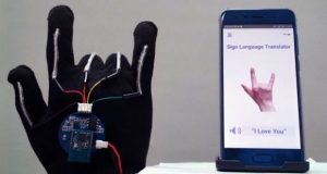این دستکش شگفت‌انگیز زبان اشاره را ترجمه می‌کند+ویدیو