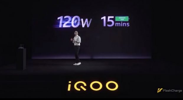 فناوری شارژ 120 وات iQOO