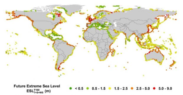 سیل جهانی بخش زیادی از مناطق مسکونی سیاره را زیر آب خواهد برد