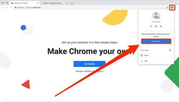 ذخیره سازی بوک مارک در گوگل - Google Chrome