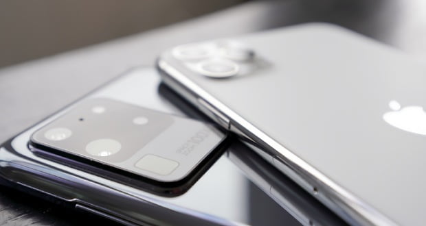 گلکسی نوت 20 اولترا - Galaxy Note 20 Ultra و آیفون 11 پرو مکس - iPhone 11 Pro Max