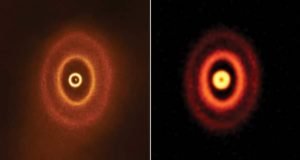 رصدخانه آلما اجرام عجیبی را در اطراف یک منظومه سه ستاره‌ای کشف کرد