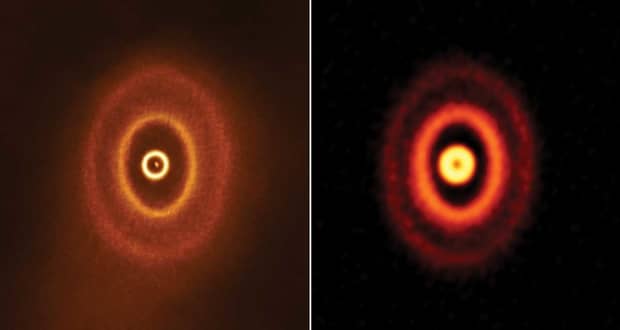 رصدخانه آلما اجرام عجیبی را در اطراف یک منظومه سه ستاره‌ای کشف کرد