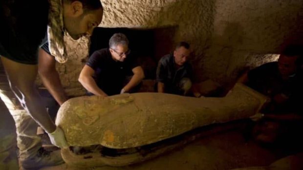 کشف 13 تابوت چوبی دست‌نخورده با قدمت 2500 سال از دوران مصر باستان