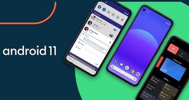 گوشی های دریافت کننده اندروید 11