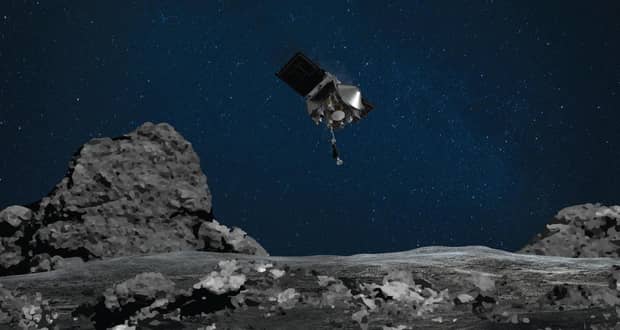 فضاپیمای ناسا با موفقیت از سطح سیارک مرموز بنو نمونه‌برداری کرد