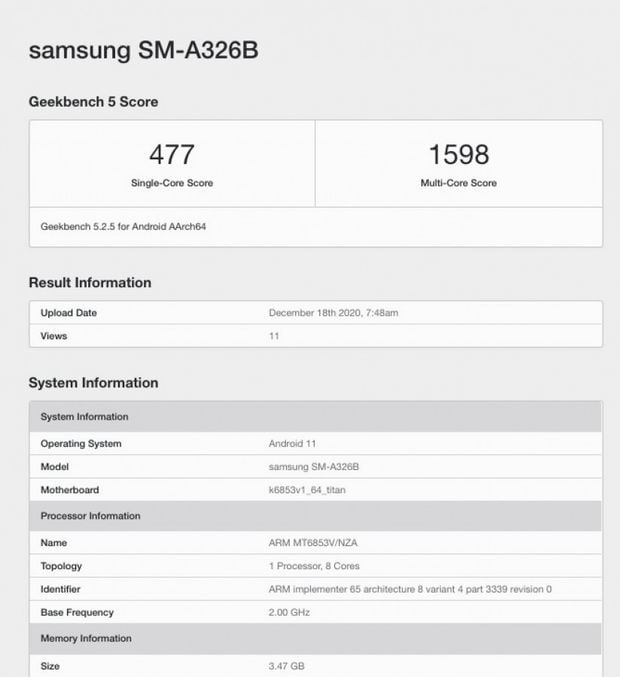 سامسونگ Galaxy A32 5G