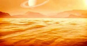 عمق بزرگ‌ترین دریای قمر تایتان حداقل 305 متر است