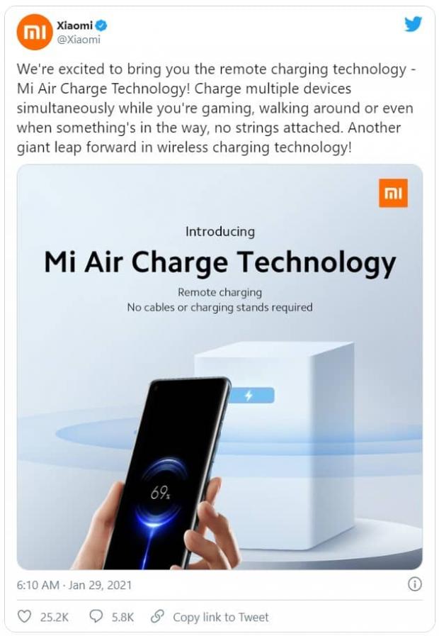 فناوری Mi Air Charge