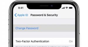 تغییر رمز عبور اپل آیدی
