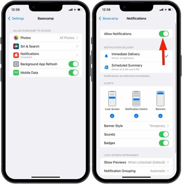 خرابی نوتیفیکیشن‌ها بعد از آپدیت به iOS 15