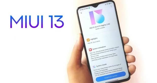 آپدیت شیائومی MIUI 13