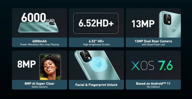 گوشی ارزان قیمت اینفینیکس Smart 5 Pro