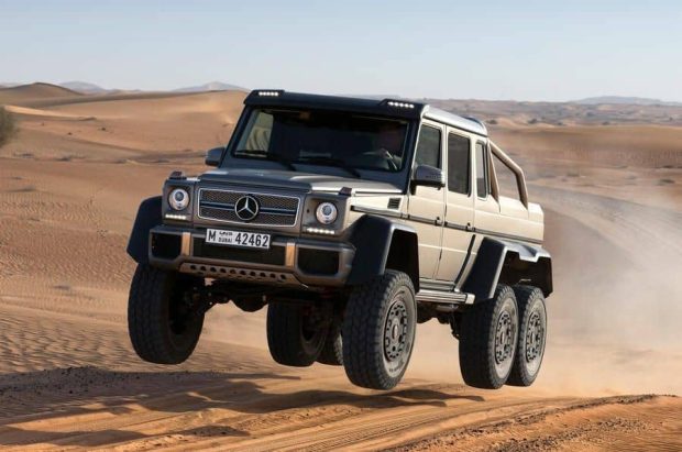 مرسدس بنز G63 AMG شش چرخ