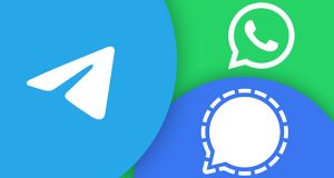 سیگنال، واتساپ و تلگرام