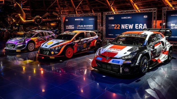 خودروهای تویوتا، هیوندای و فورد برای رالی قهرمانی جهان 2022