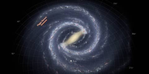 کشف جسمی عجیب و بسیار بزرگ در کهکشان راه شیری