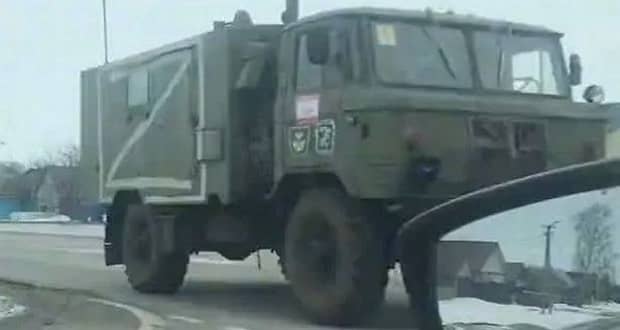 کامیون های نظامی روسی