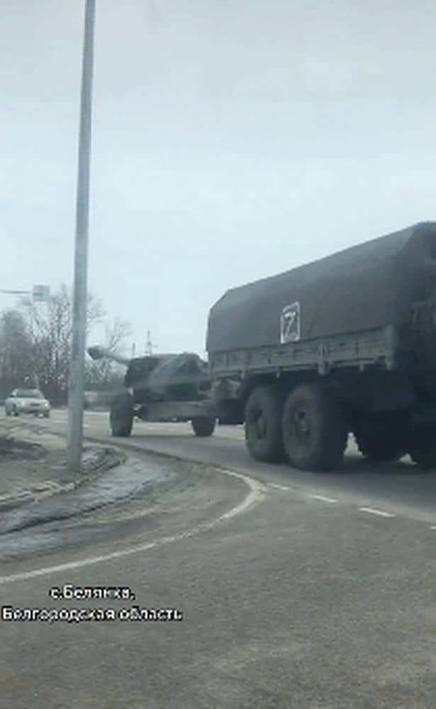 کامیون های نظامی روسی