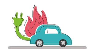 آتش‌سوزی خودروهای برقی