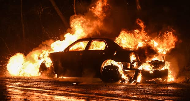 آتش سوزی خودروهای چینی