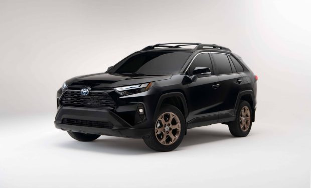 نمای جلوی تویوتا RAV4 هیبرید Woodland