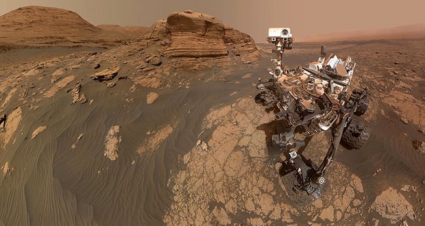 ستون‌های سنگی عجیب در مریخ