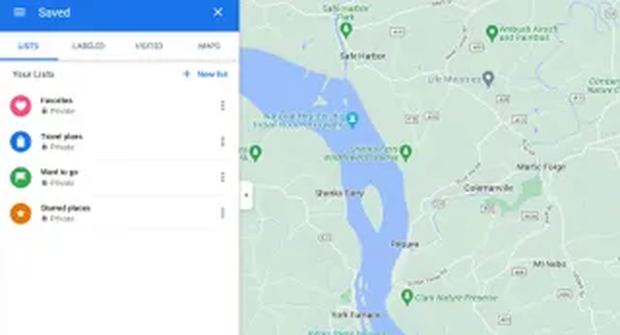 ترفندهای گوگل مپس : ساخت مکان‌های مورد علاقه در گوگل مپس