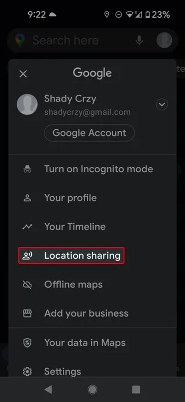 ترفند گوگل مپس : اشتراک‌گذاری موقعیت مکانی در Google Maps