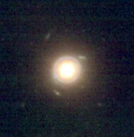تصویر حلقه انیشتین توسط تلسکوپ فضایی جیمز وب