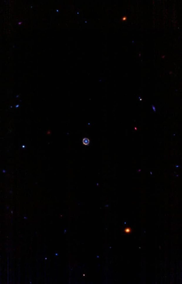 تصویر حلقه انیشتین توسط تلسکوپ فضایی جیمز وب