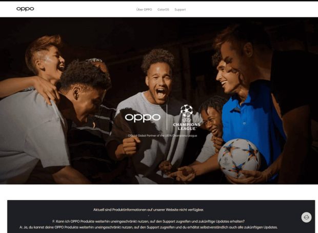 وبسایت آلمانی اوپو