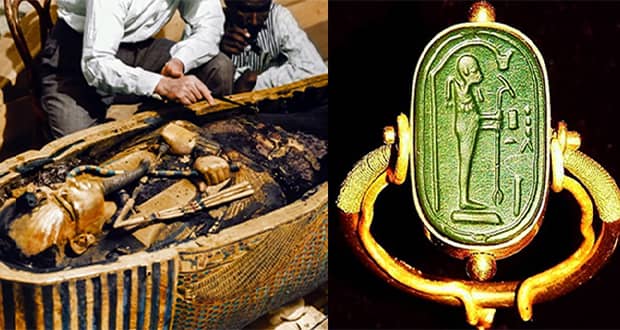 کشف یک انگشتر عجیب در مقبره توت عنخ آمون؛ نشانه‌ای دیگر از فرازمینی ها در مصر باستان