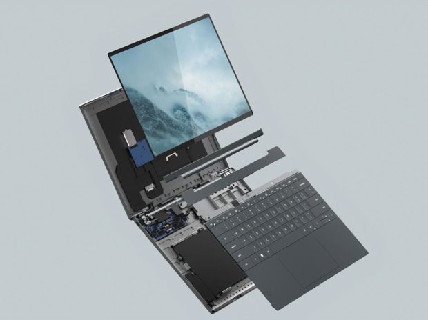 لپ تاپ ماژولار Dell luna