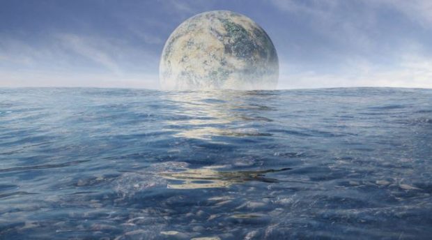 آب در یک سیاره فراخورشیدی 