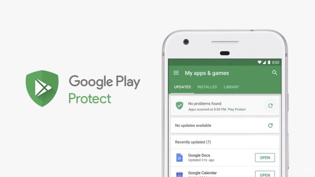 سیستم امنیتی Google Play Protect