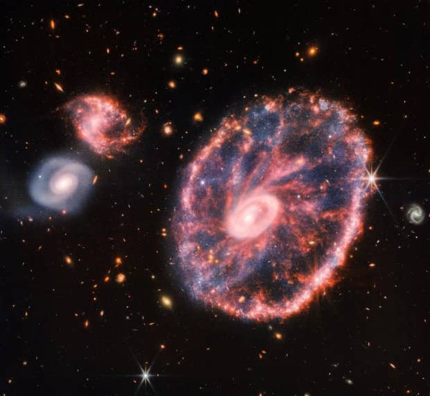 تصویر تلسکوپ جیمز وب از کهکشان چرخ