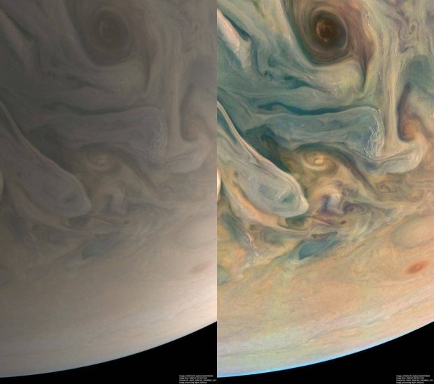 تصویر ناسا از رنگ واقعی سیاره مشتری